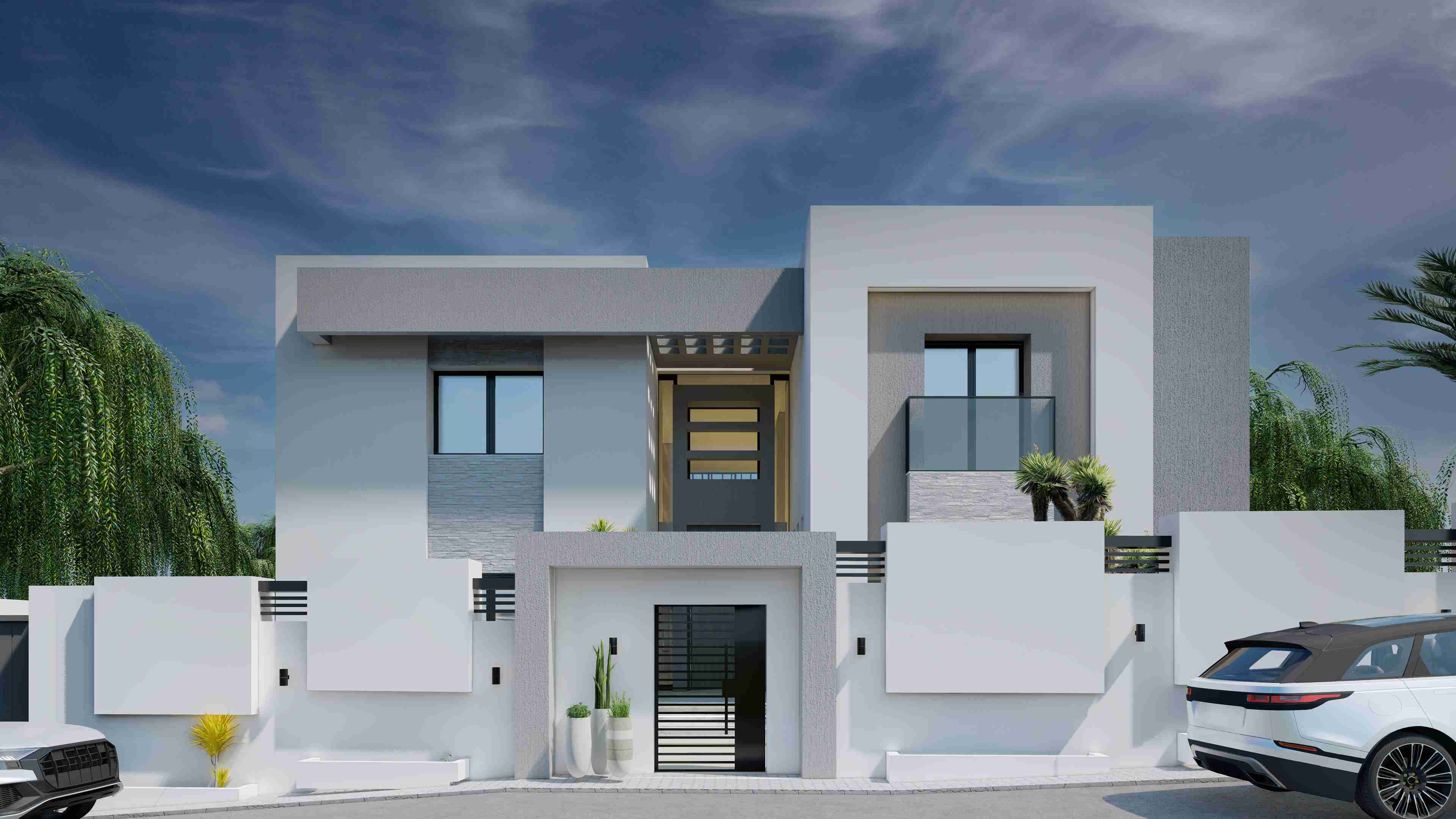 VILLA EN R+1 ET SOUS SOL A RIADH AL ANDALOUS (NACEUR FENDRI)